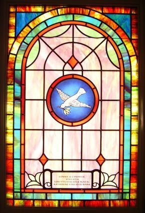 Church stained glass window
